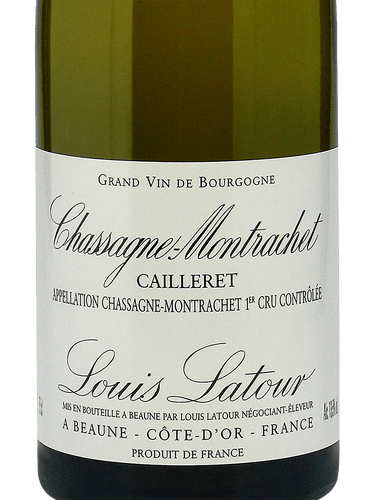 Louis Latour Chassagne Montrachet Cailleret