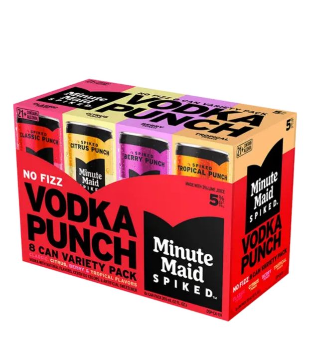 Minute Maid Spiked Vodka Punch 8Pk