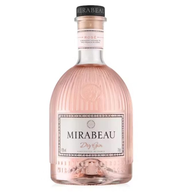 Mirabeau Riviera Dry Rose Gin 86 Pf 750Ml