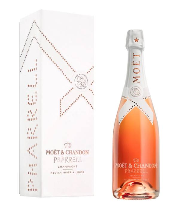 Moet & Chandon Nectar Imperial Rose Pharrel Williams Gift