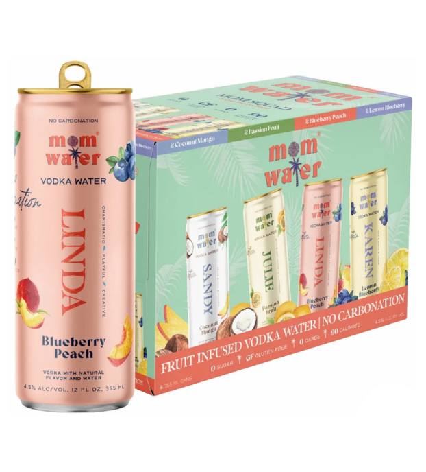 Mom's Water Iced Tea Vodka 8Pk