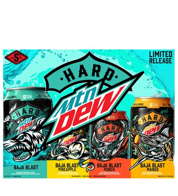 Mountain Dew Baja Blast Variety 12 Pk