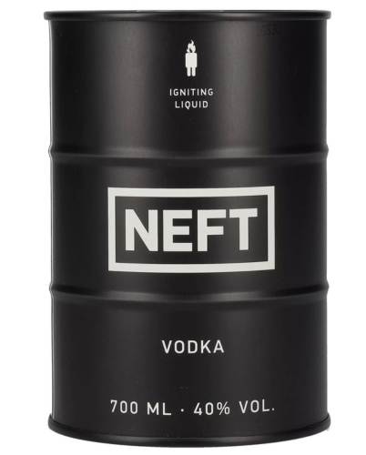 NEFT VODKA BLACK BARREL OIL CAN