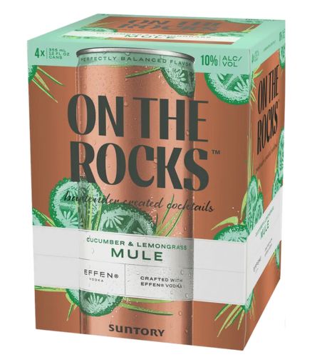 On The Rocks Cucumber & Lemongrass Mule 4Pk Can