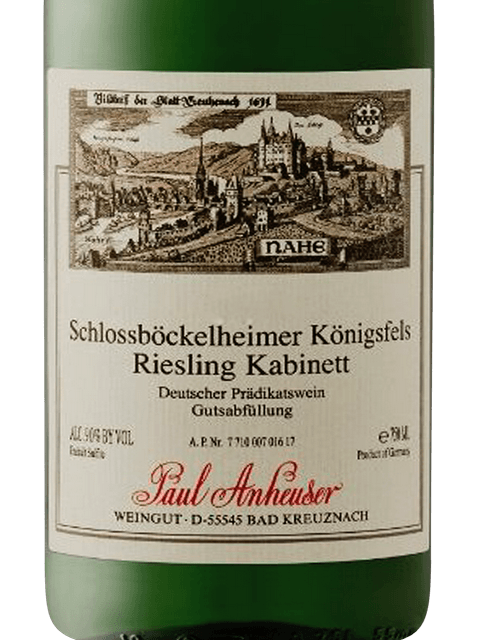 Paul Anheuser Schlossbockelheimer Kabinett 750Ml