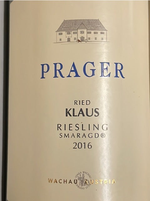 Prager Riesling Smaragd Klaus 750Ml