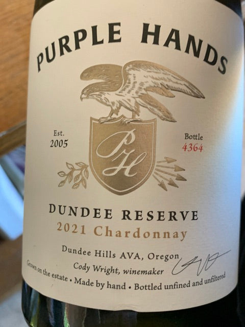 Purple Hands Chardonnay Dundee Reserve