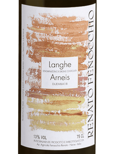 Renato Fenocchio 24 Langhe Arneis TABLE RED