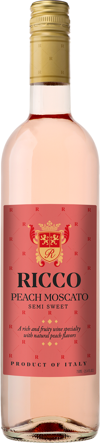 Ricco Peach Moscato Semi-Sweet NV