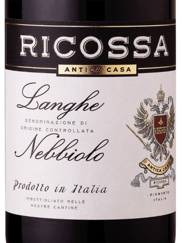 Ricossa Nebbiolo Docg Langhe 750Ml