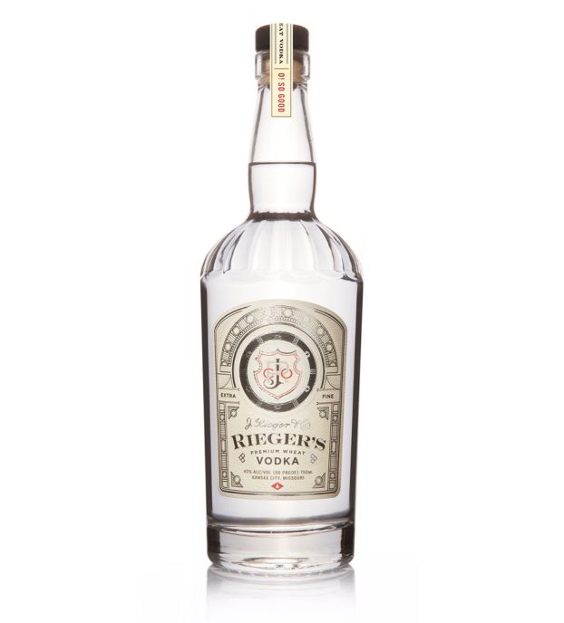 Riegers Premium Wheat Vodka 80Pf Nv 750Ml