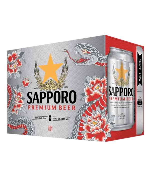 Sapporo 12Pk Can