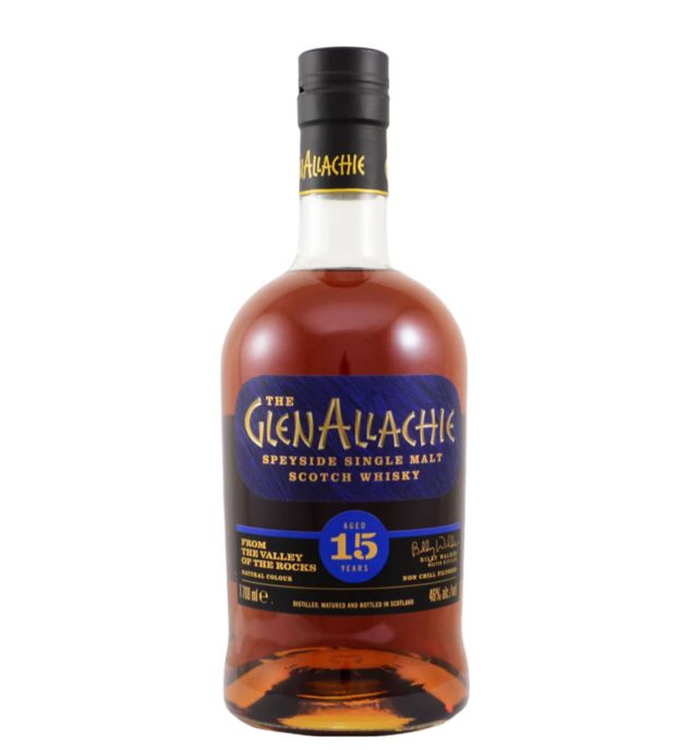 Single Malt Scotch Whisky 15 Year GlenAllachie Distillery