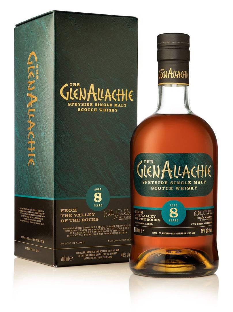 Single Malt Scotch Whisky 8 Year GlenAllachie Distillery