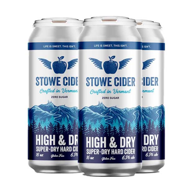 Stowe Cider High & Dry 4Pk