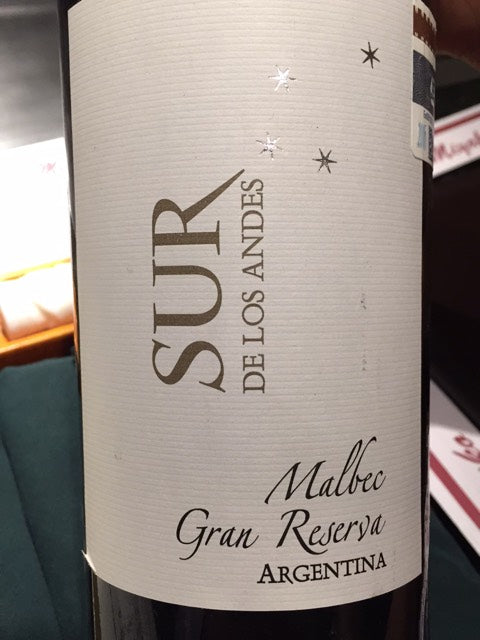 Sur de Los Andes Malbec Gran Reserva