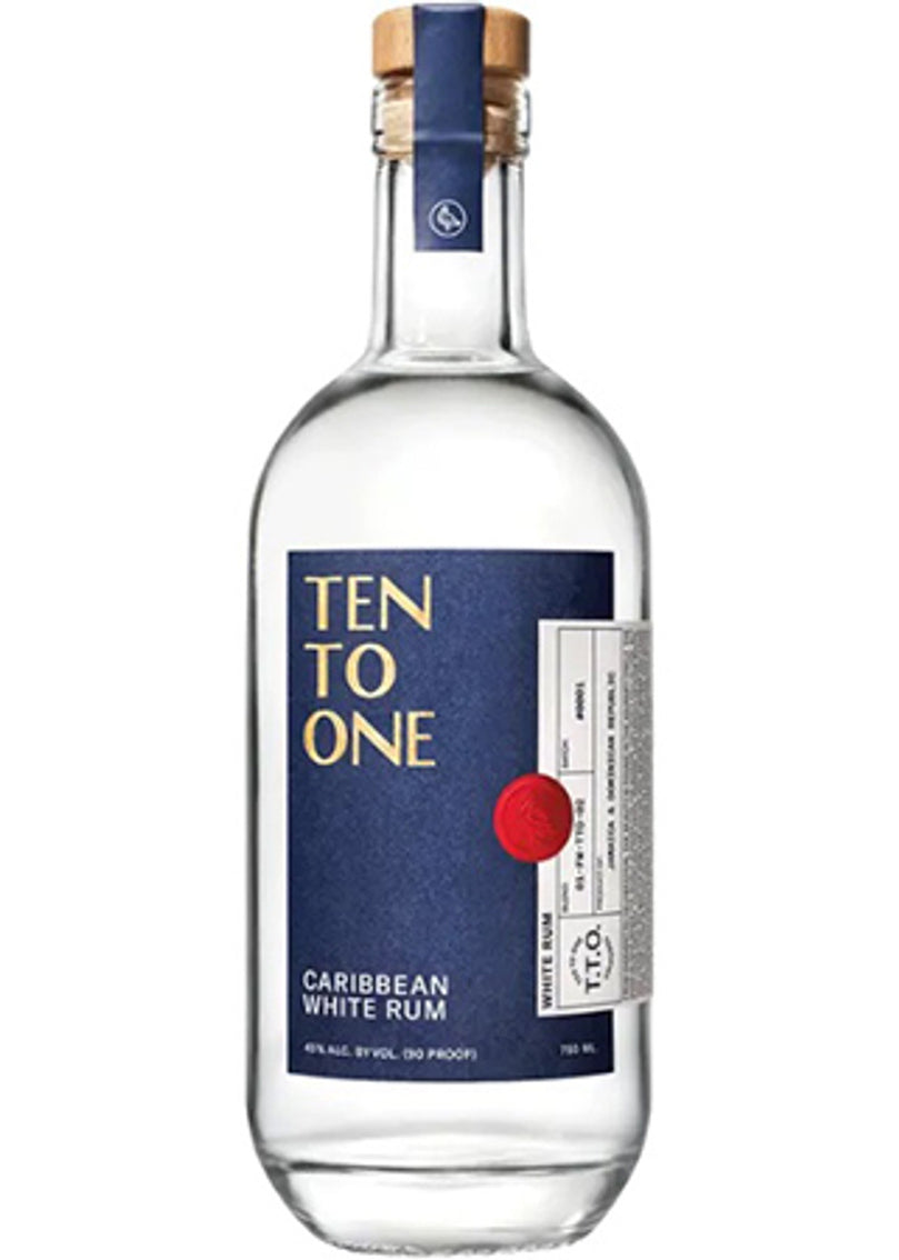 Ten To One Caribbean White Rum 750Ml