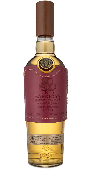Tres Barricas Tequila Anejo 80 Pf 750Ml
