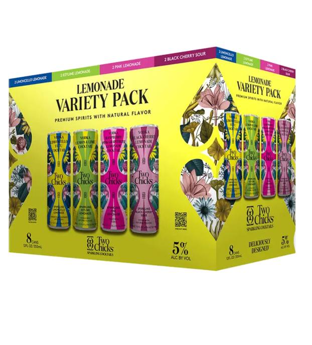 Two Chicks Lemonade Variety 8Pk
