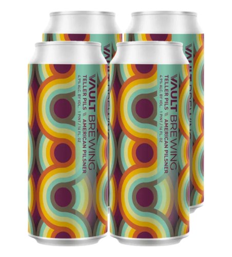 Vault Brewing Dead Teller Pilsner 4Pk 16Oz Can