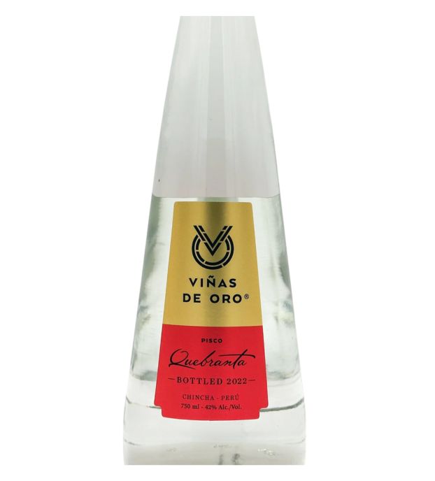 Vinas De Oro Pisco Puro Quebranta 82 Pf 750Ml