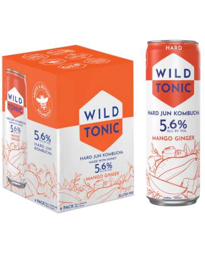 Wild Tonic Mango 4Pk Cans