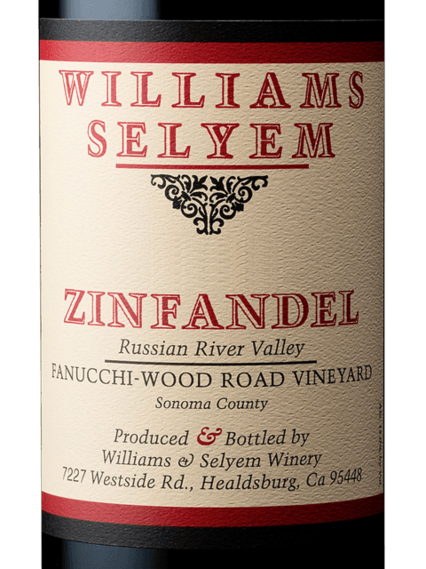 Williams Selyem Zinfandel Fanucchi Wood Road 750Ml