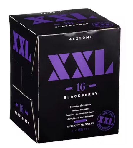 Xxl Blackberry 4Pk Cans