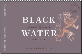 Blackwater Wine Daniel Grenache Bot River, Liquor Cave