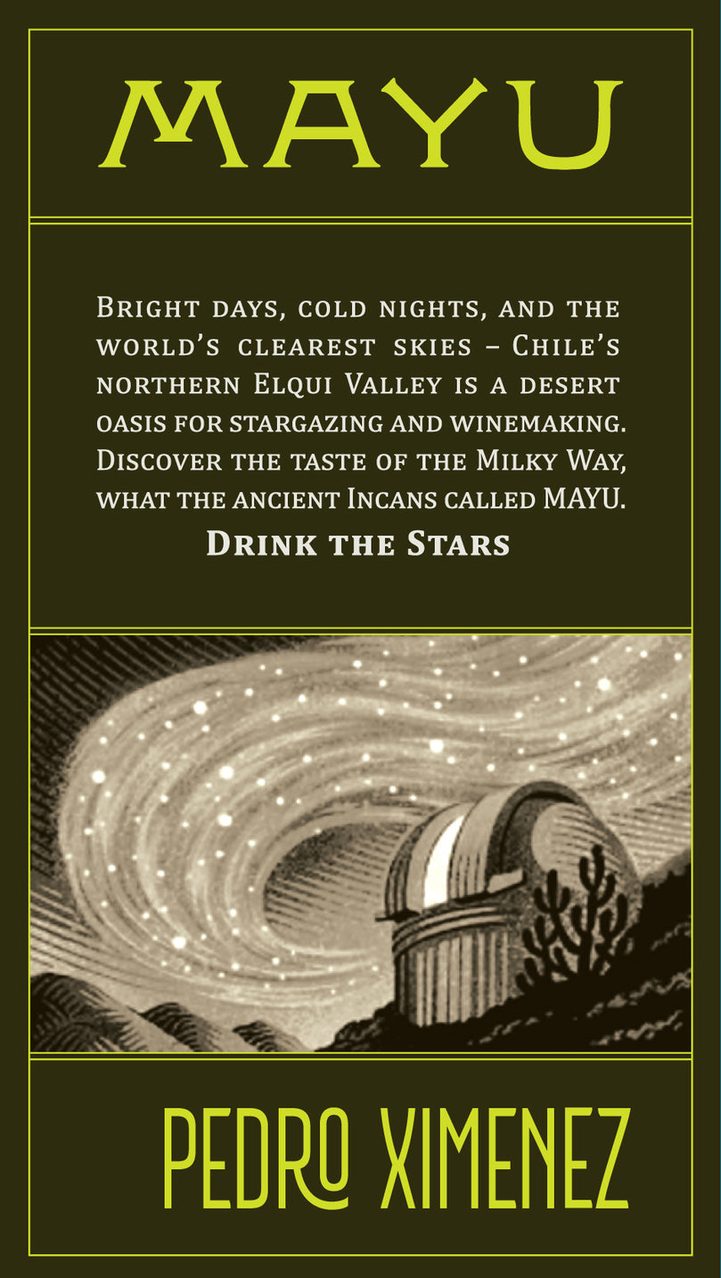 Viña Mayu Pedro Ximenez Valle del Elqui, Liquor Cave