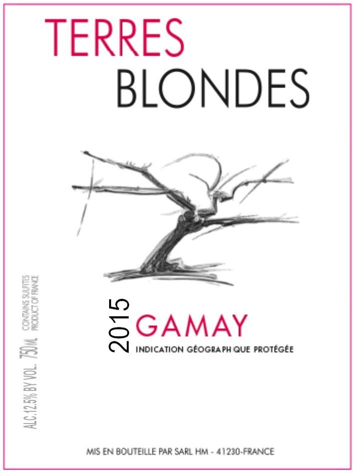 Terres Blondes Val de Loire Gamay, Liquor Cave