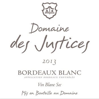 Domaine des Justices Bordeaux Blanc Sec, Liquor Cave