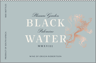 Blackwater Wine Palomino Pleasure Garden Robertson, Liquor Cave