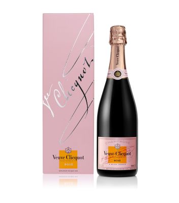 Veuve Clicquot Rose Ice Jacket Personalized Happy Holidays