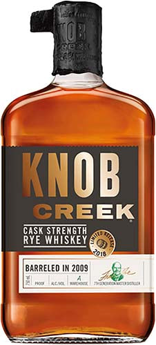 KNOB CREEK CASK STRENGTH RYE BOURBON