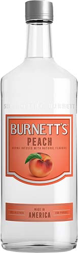 BURNETTS PEACH VODKA