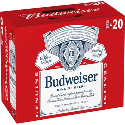 BUD 15/16OZ CAN
