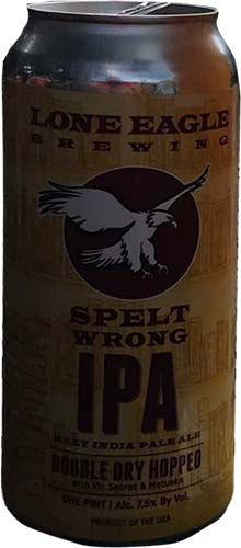 LONE EAGLE SPELT WORNG IPA