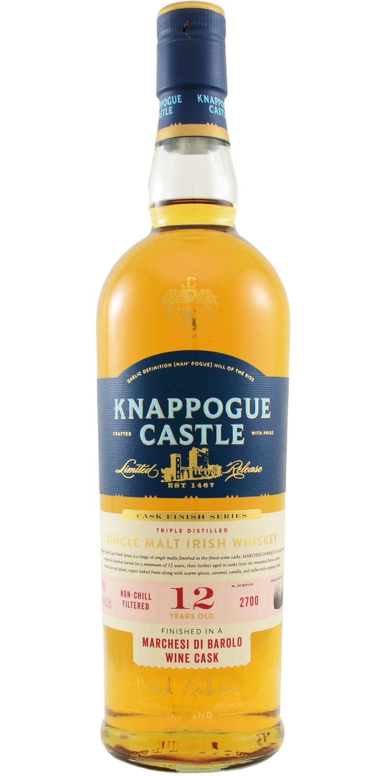 Knappogue 12yo Cask Finish | Liquor Cave
