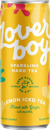 LOVER BOY SPARKLING HARD TEA LEMON ICE TEA 6PK CAN