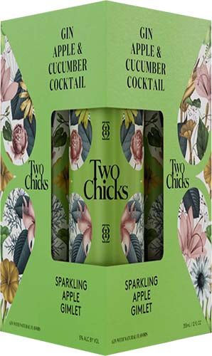TWO CHICKS APPLE CUCUMBER 4PK