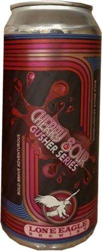 LONE EAGLE GUSHER APRICOT SOUR 4PK CANS