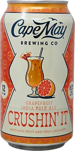 CAPE MAY CRUSHING IT GRAPEFRUIT 6PK CANS