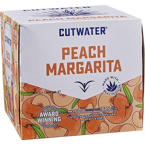 CUTWATER PEACH MARGARITA 4PK CANS