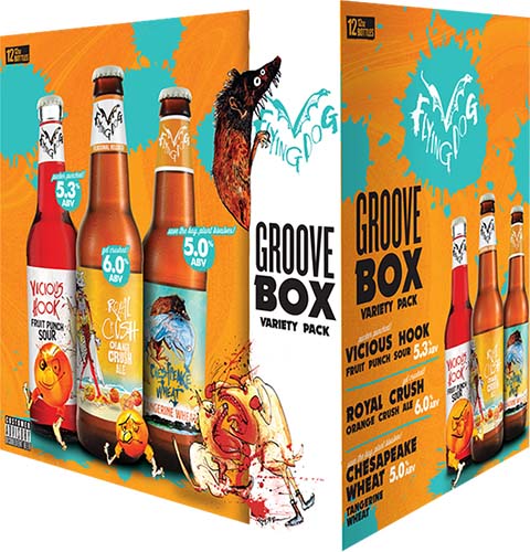 FLYING DOG GROOVE BOX VRIETY 12 PK NR