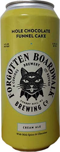 FORGOTTEN BOARDWALK MOLE CHOCLATE FUNNEL CAKE 6 PACK