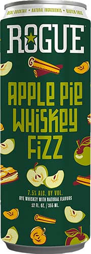 ROGUE SPARKLING APPLE PIE WHISKY FIZZ 4PK