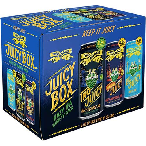 TWO ROADS  JUICY BOX VARIETY 6PK