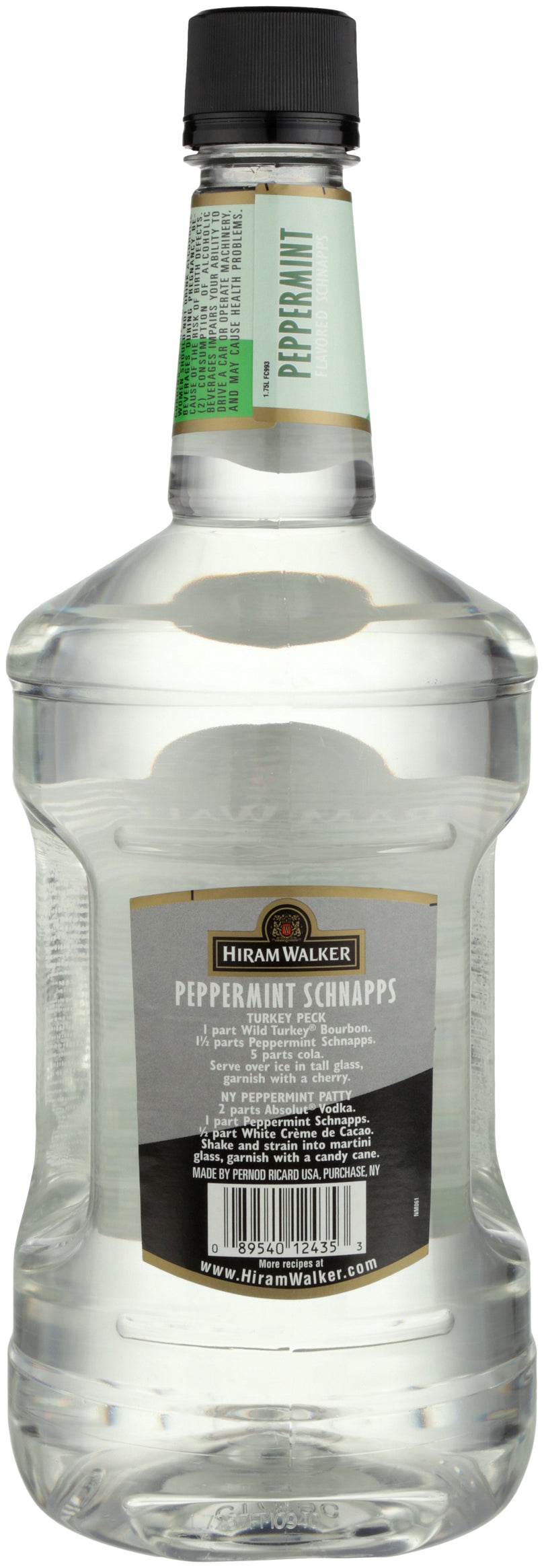 Hiram Walker (hw) Schnapps Peppermint 60º | Liquor Cave