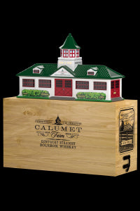 Calumet Farm Kentucky Straight Bourbon Ceramic Farm Decanter
